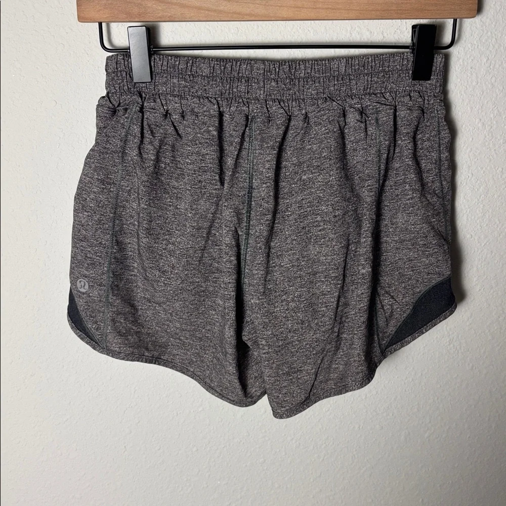 Lululemon Hotty Hot Short II *Long 4" Heather Lux Multi Black W7ATLT - Picture 2 of 3